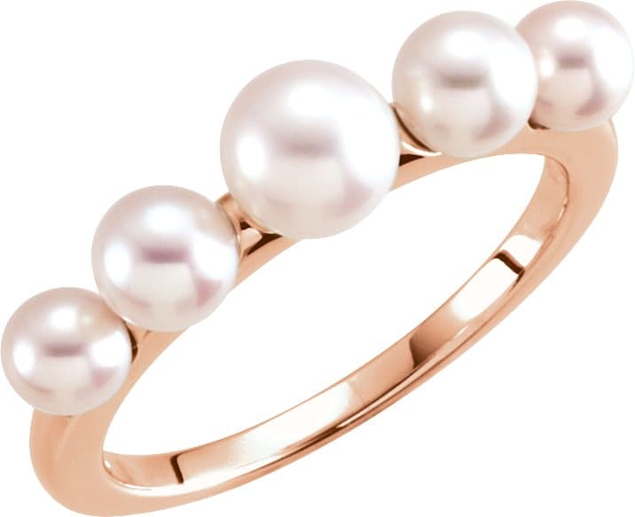 Stackable Pearl Ring view 1