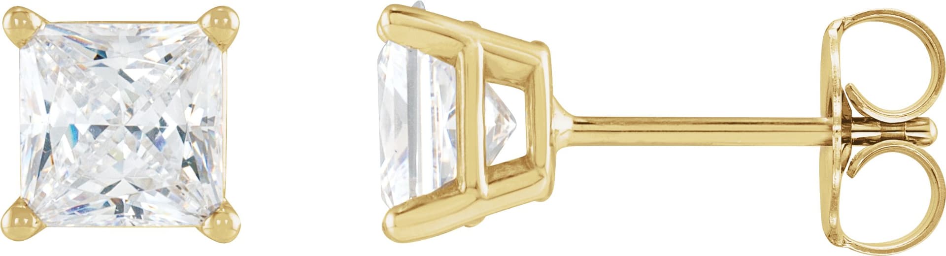 14K White Gold 1/2 CTW Natural Diamond Earrings