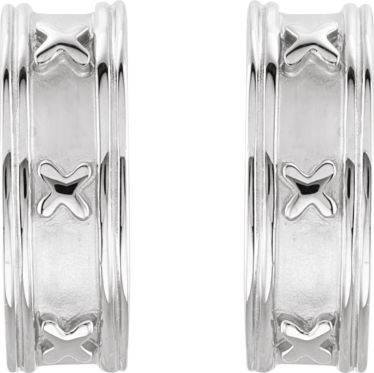 J-Hoop Earrings view 2