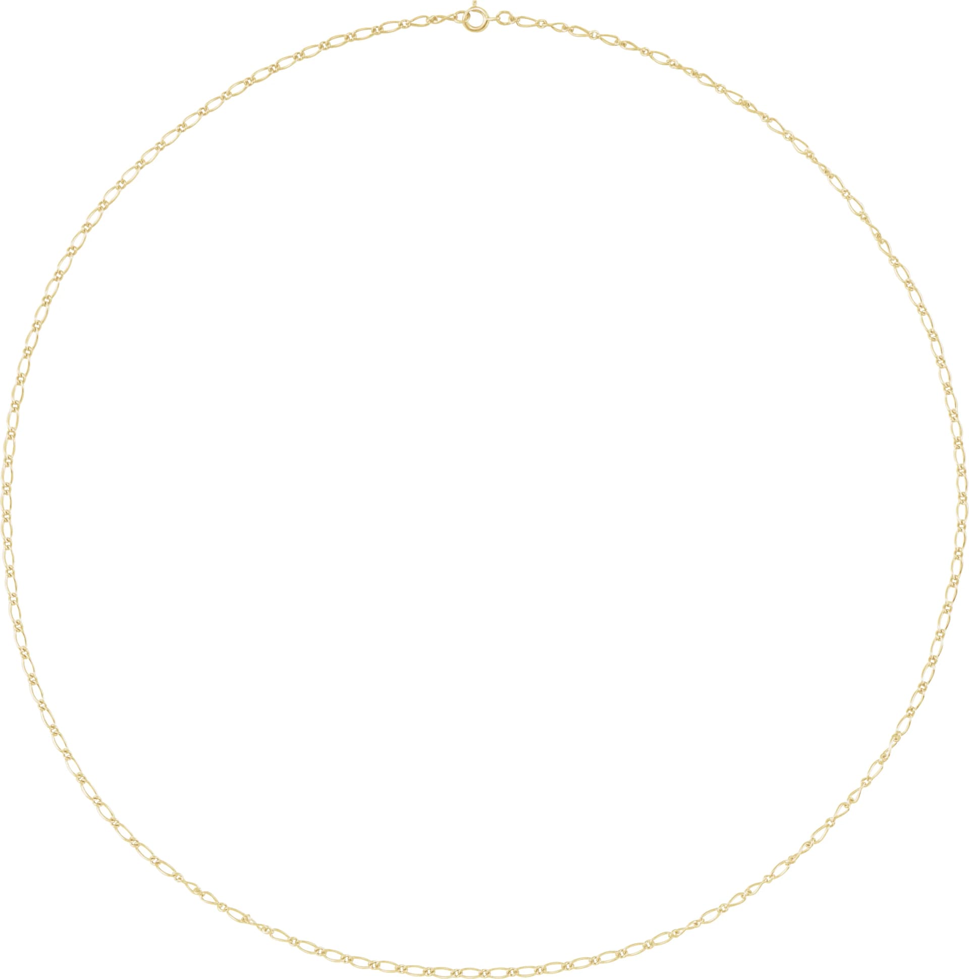1.5 mm Figaro Chain, view 3