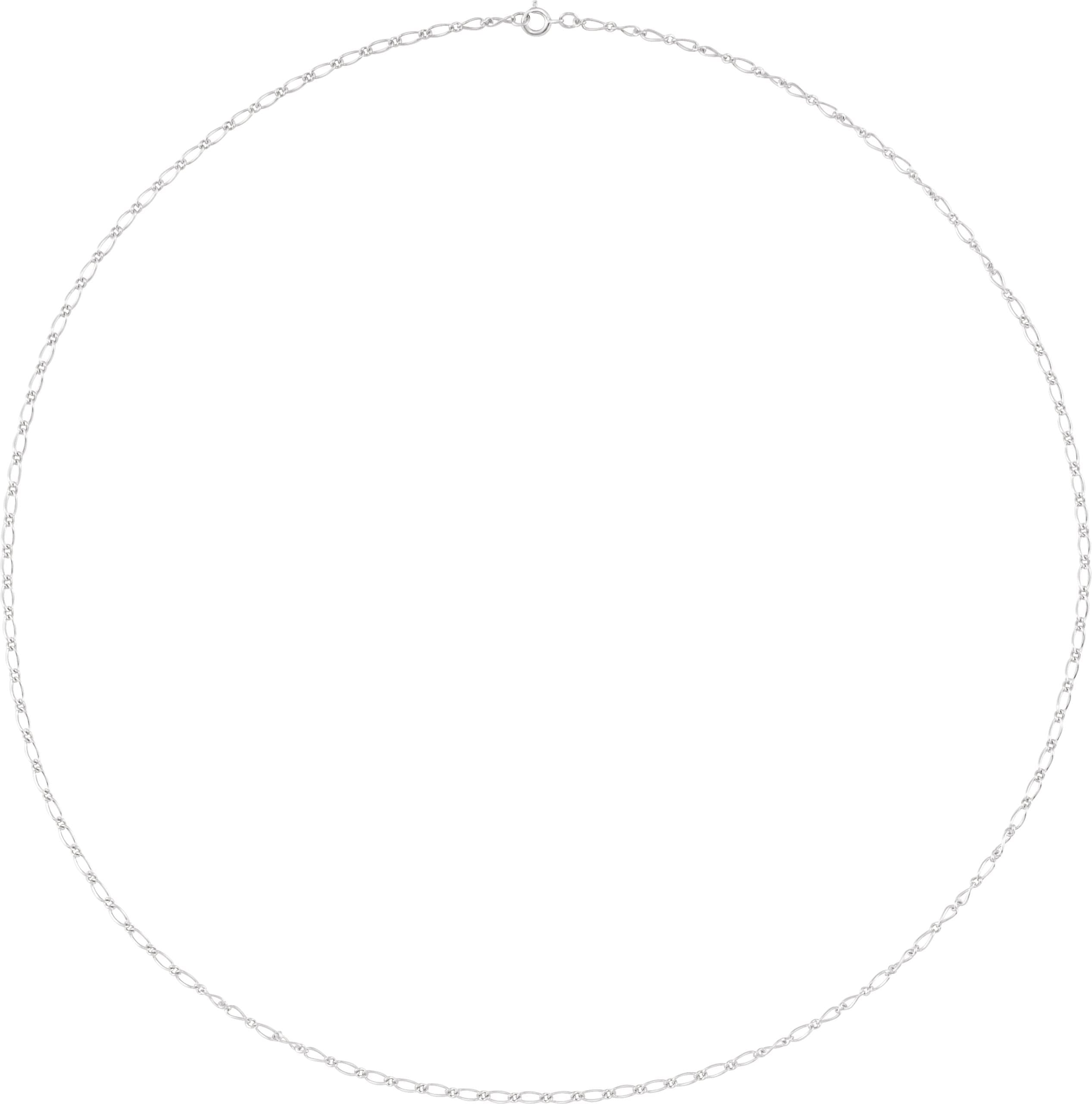 1.5 mm Figaro Chain view 2