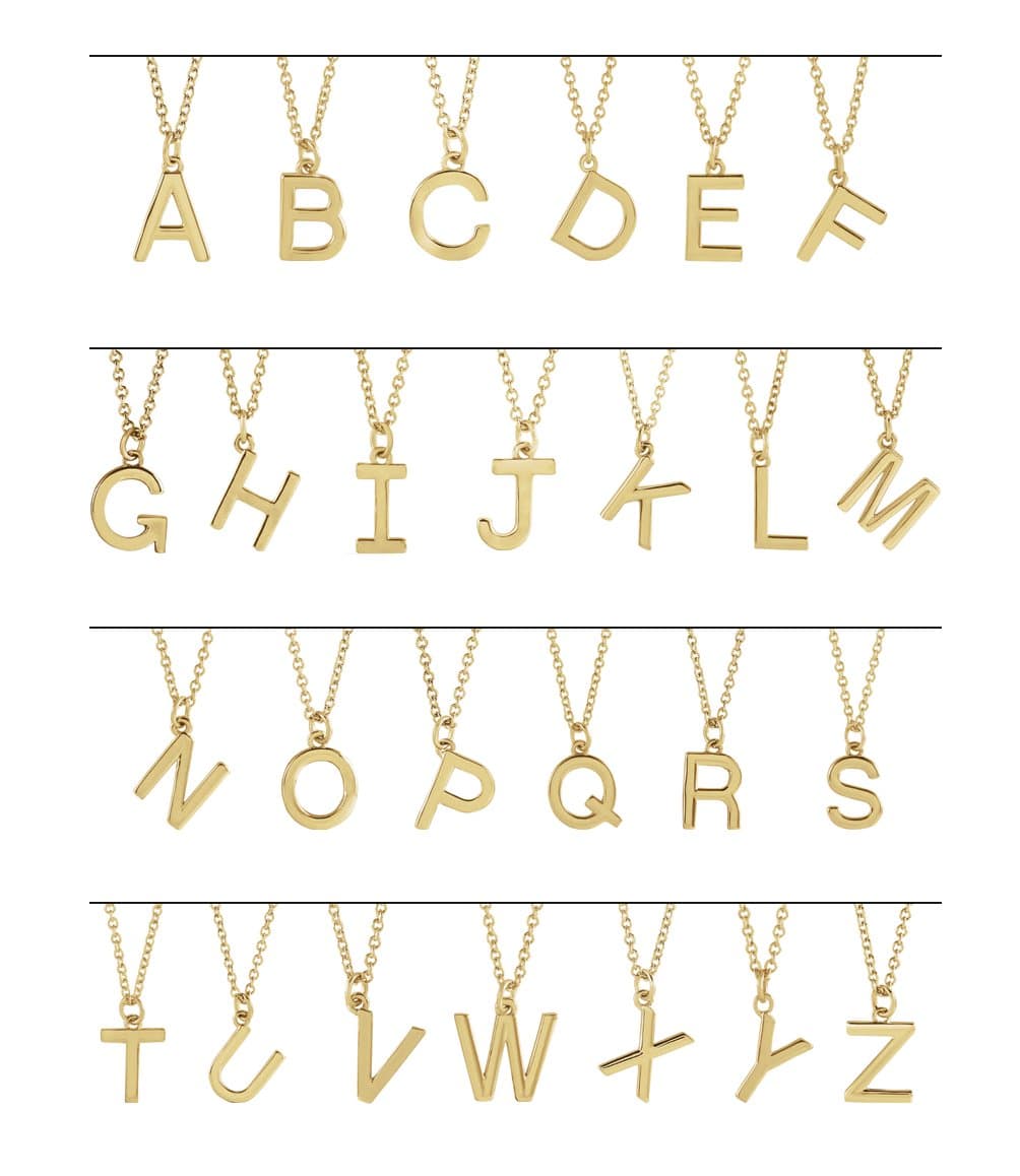 Initial Necklace view 2