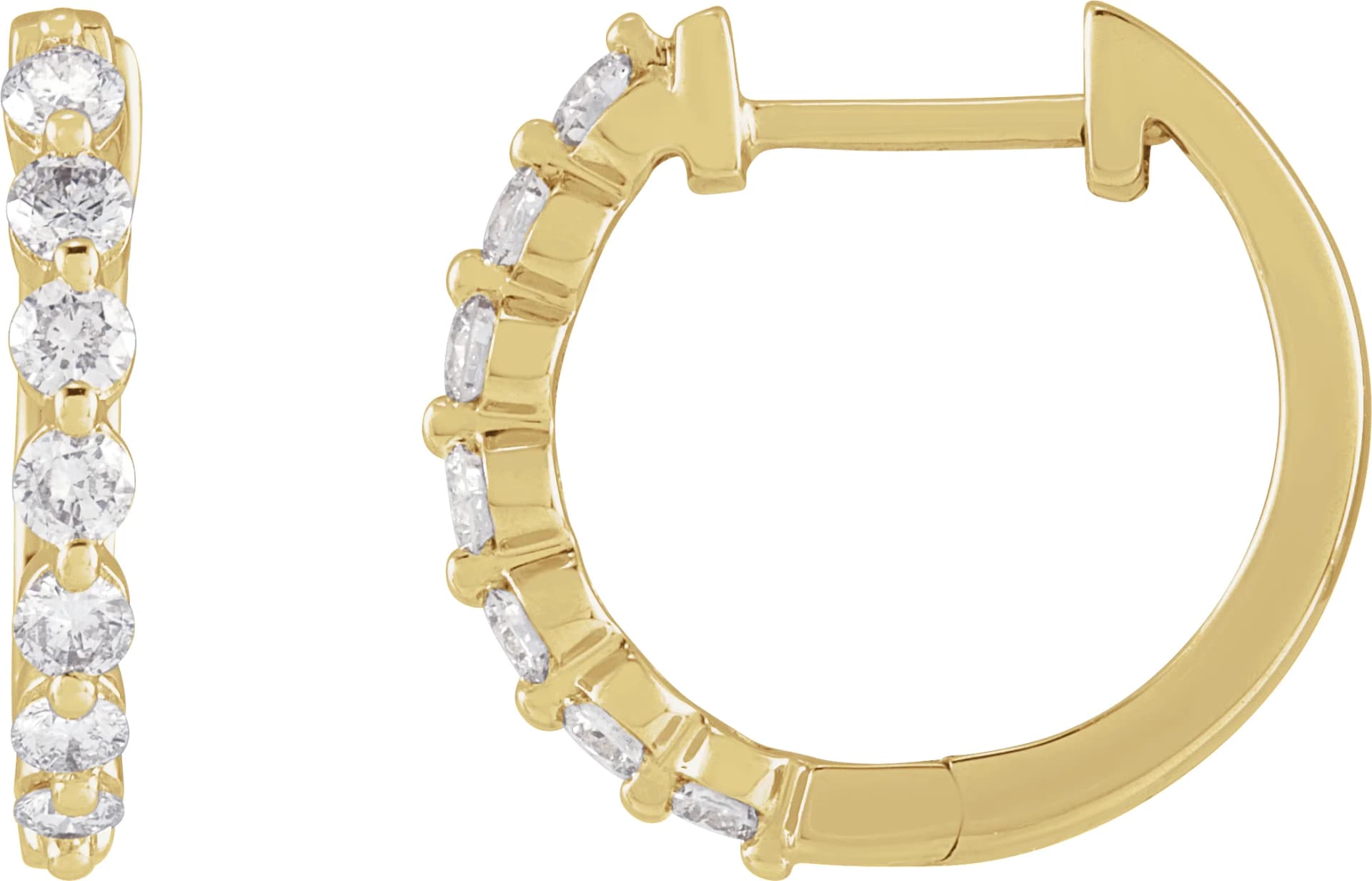 Accented Hoop Earrings