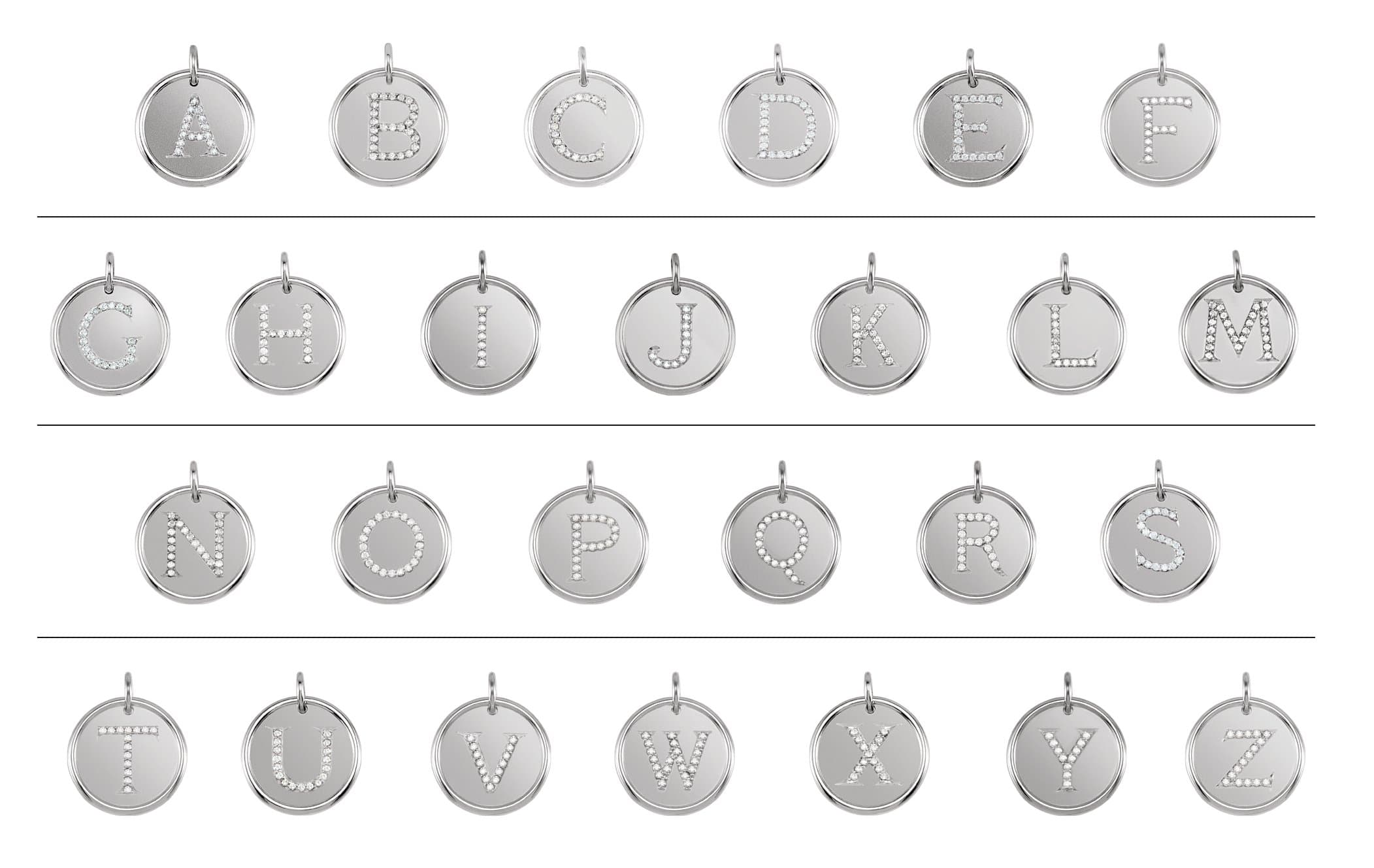 Posh Mommy® Initial Necklace or Pendant view 2