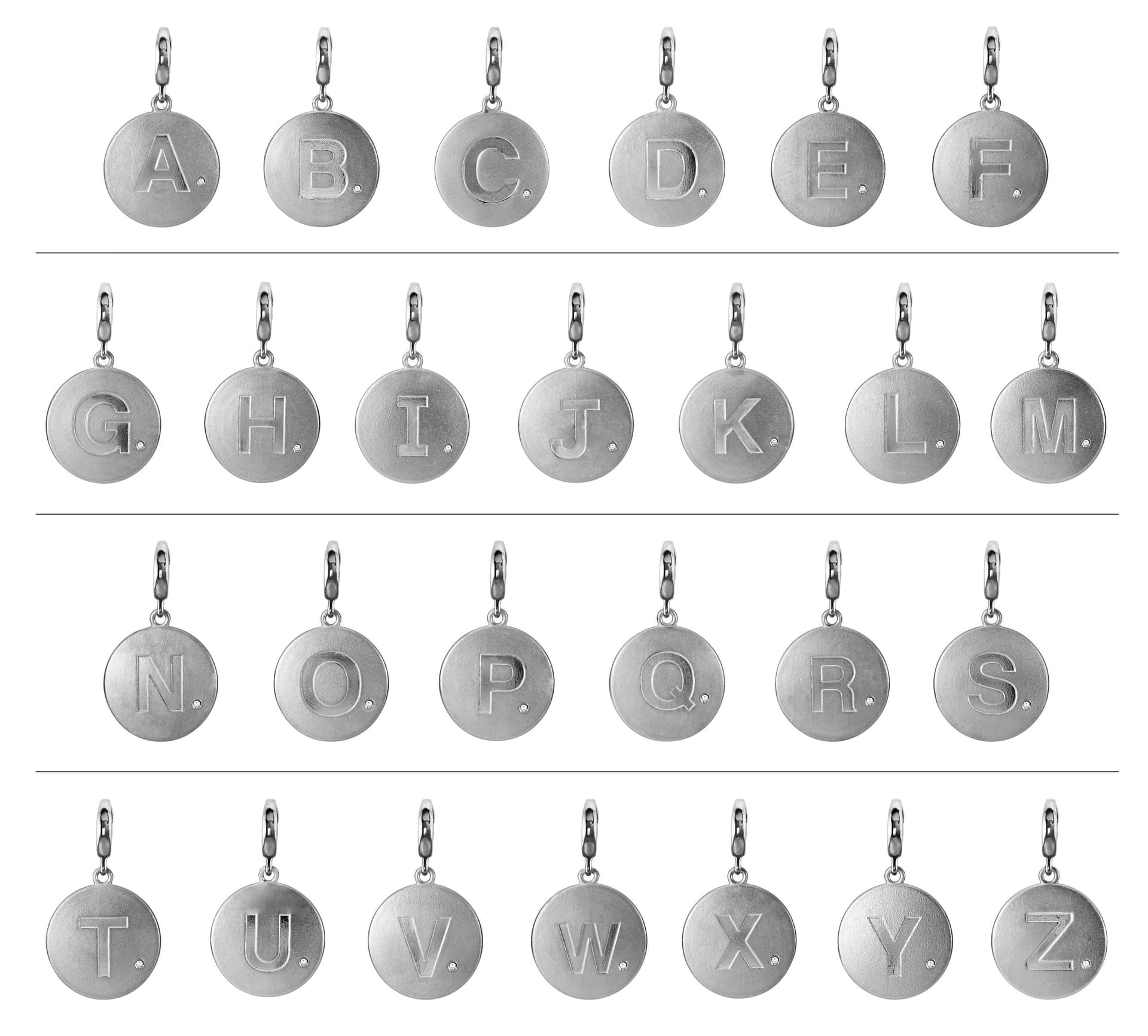 Accented Initial Charm/Pendant view 3