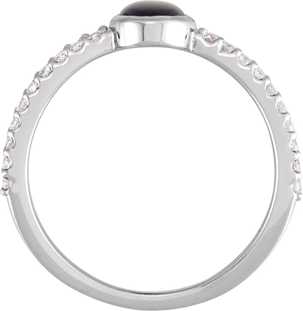Accented Cabochon Ring view 2