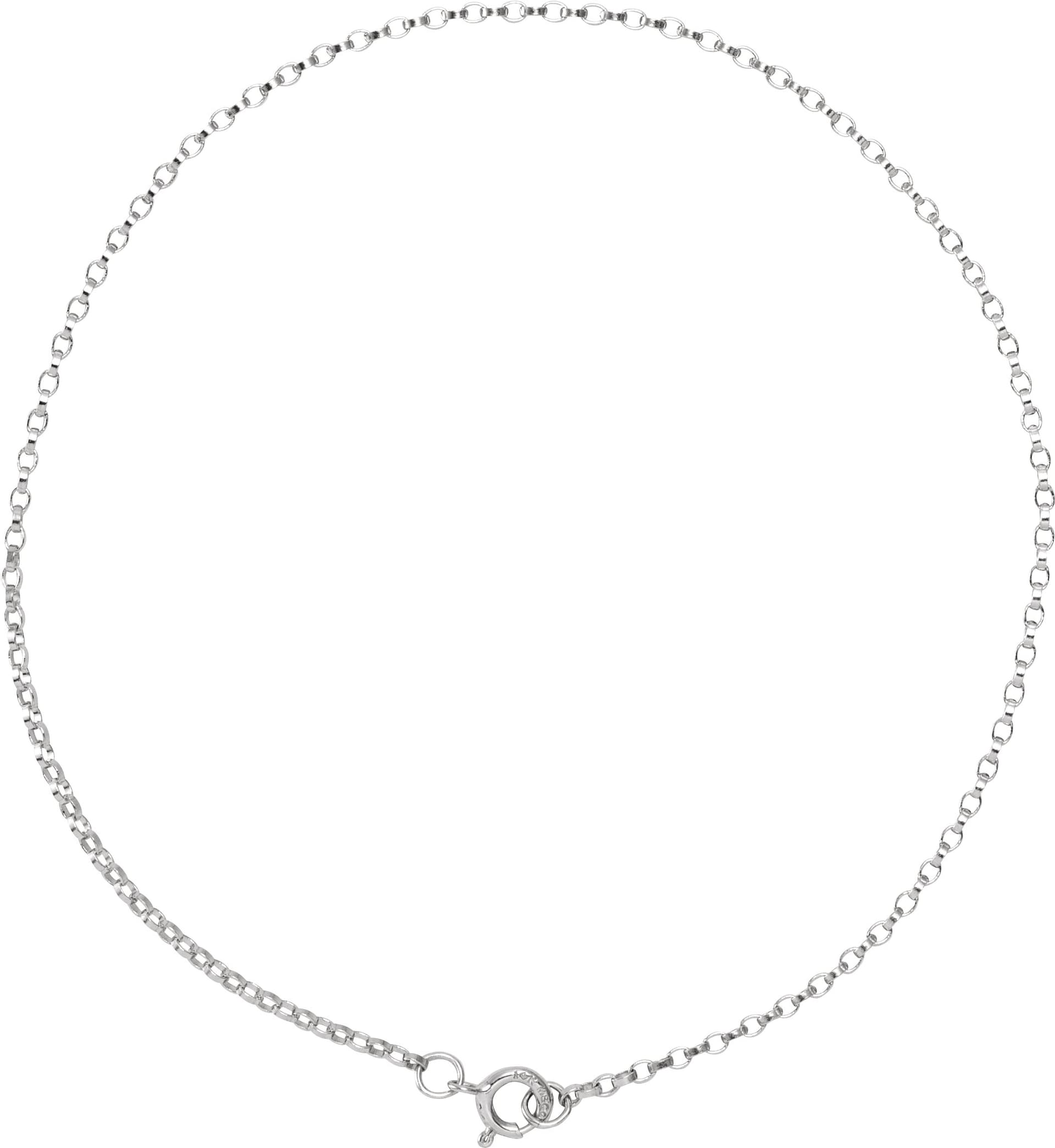 1.1 mm Rolo Chain view 2