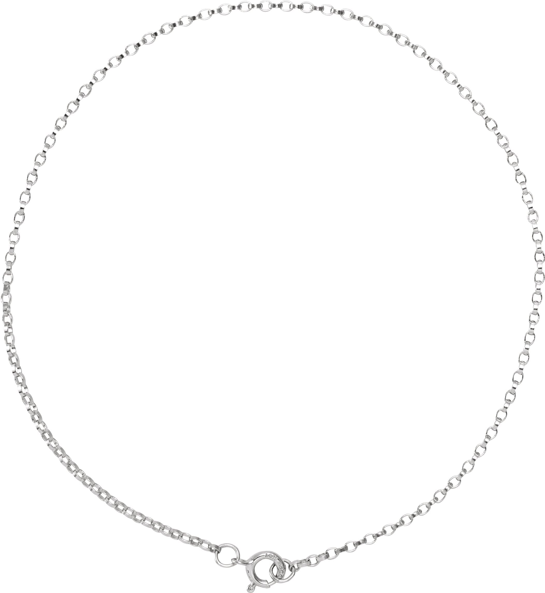 1.1 mm Rolo Chain view 2