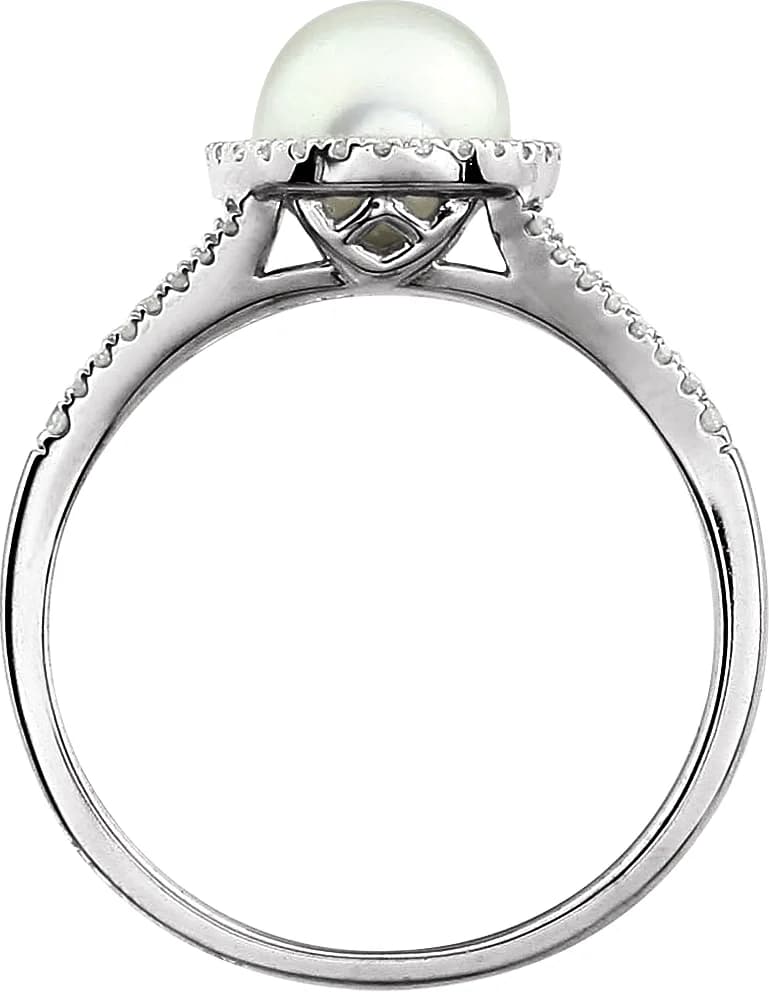 Halo-Style Birthstone Ring, view 3