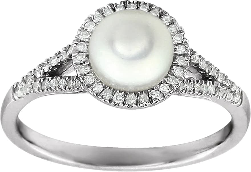 Halo-Style Birthstone Ring, view 4