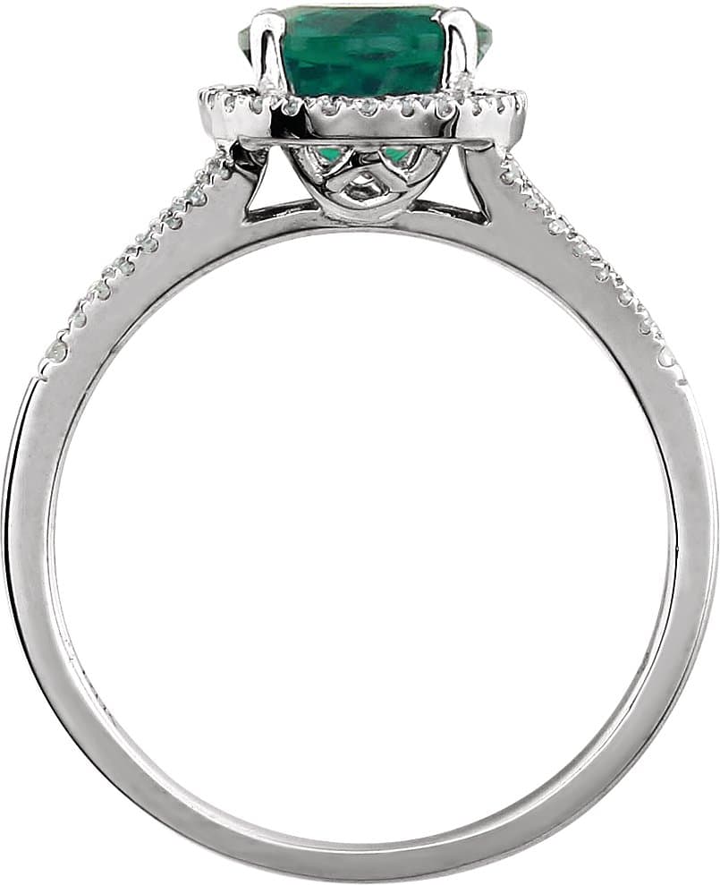 Halo-Style Birthstone Ring view 2