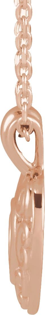Pierced Heart Necklace or Pendant view 2