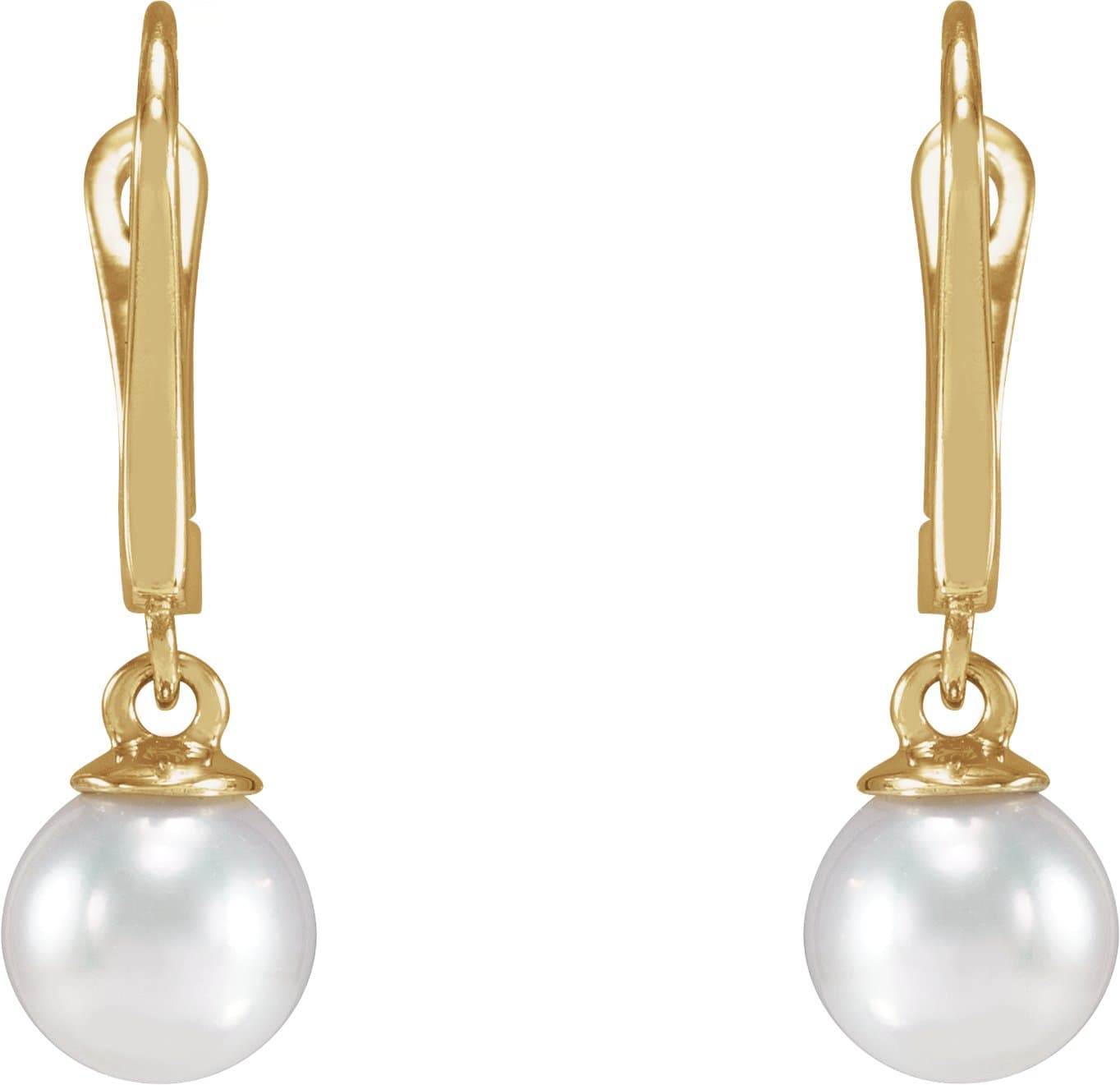 Click-In Pearl Earrings view 2