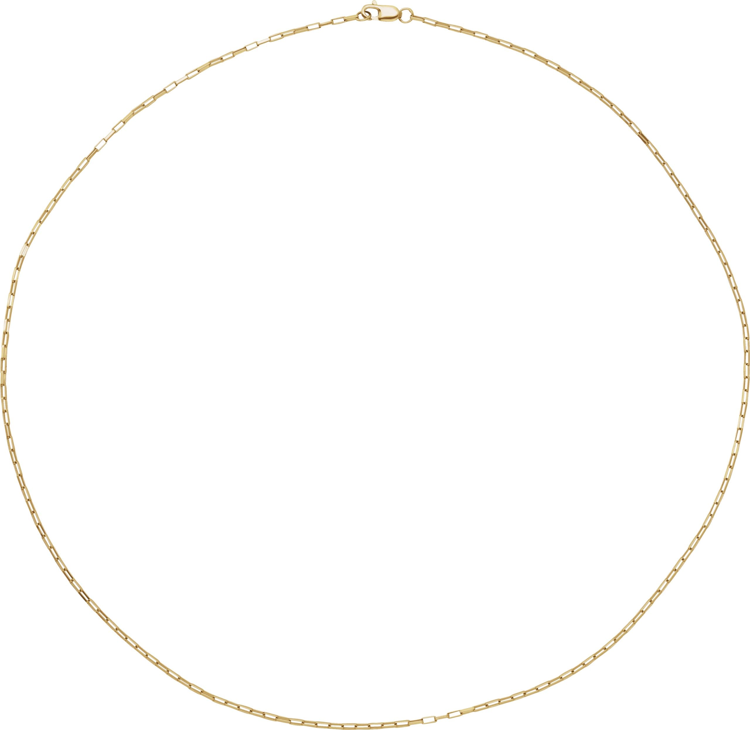 1.2 mm Elongated Box Chain view 2