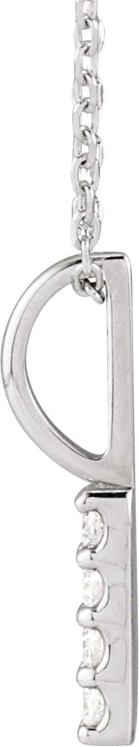 Vertical Bar Necklace or Charm/Pendant view 2