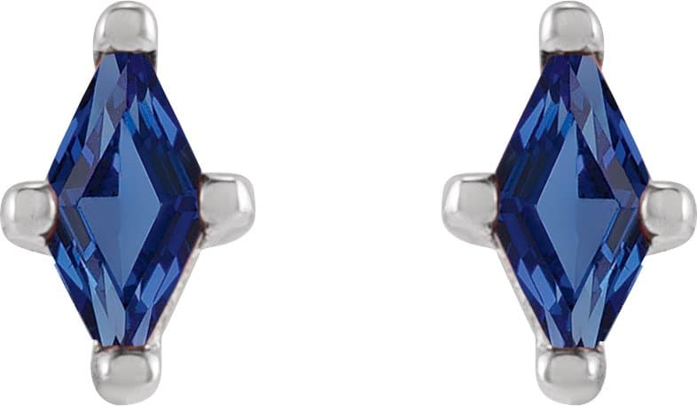 Kite 4-Prong Stud Earring view 2