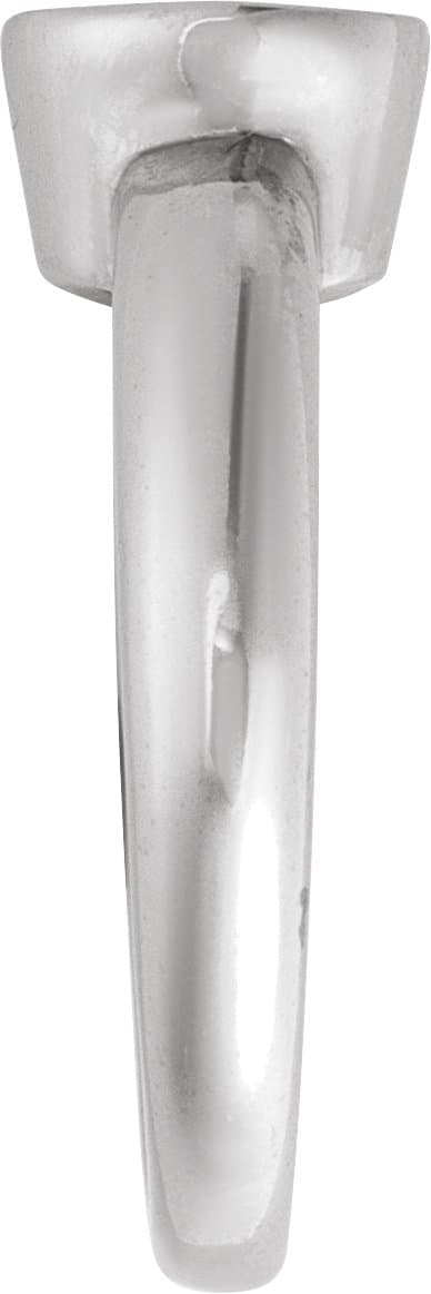 Bezel-Set Solitaire Engagement Ring  view 3