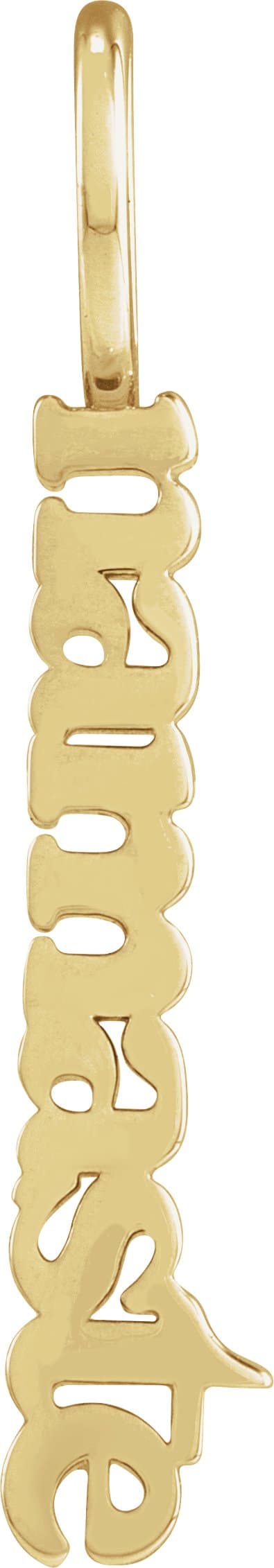 14K Rose Gold Namaste Pendant