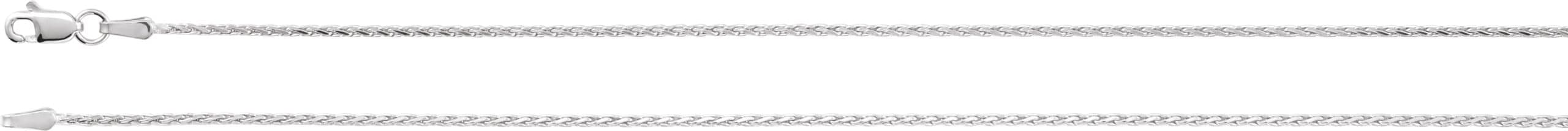 1.05 mm Diamond-Cut Wheat Chain view 2