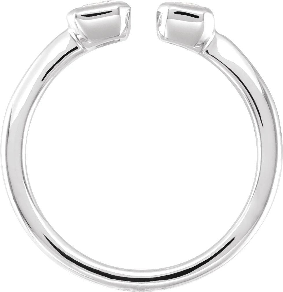 Lab-Grown Diamond Two-Stone Ring, view 3