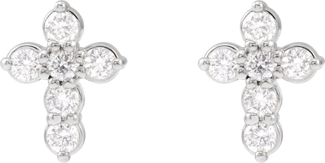 Cross Earrings view 2