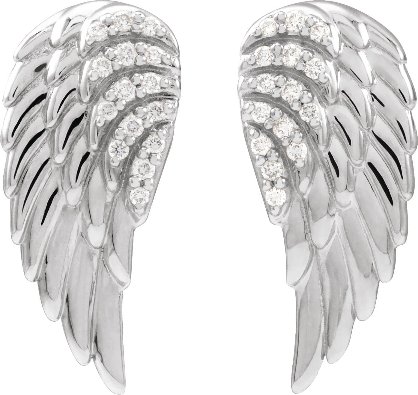 Angel Wing Earrings view 2