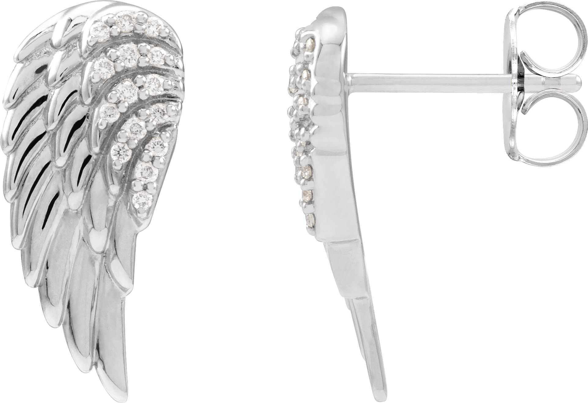 Angel Wing Earrings view 1