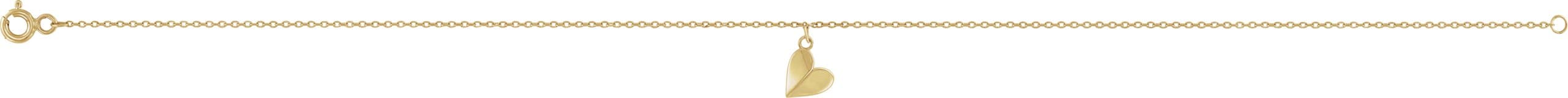 Heart Anklet view 2