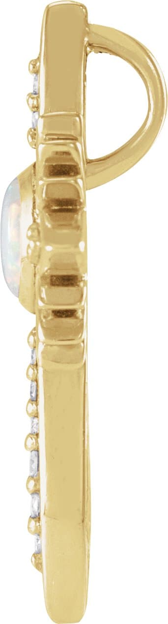 Accented Nativity Cross Necklace or Pendant view 2