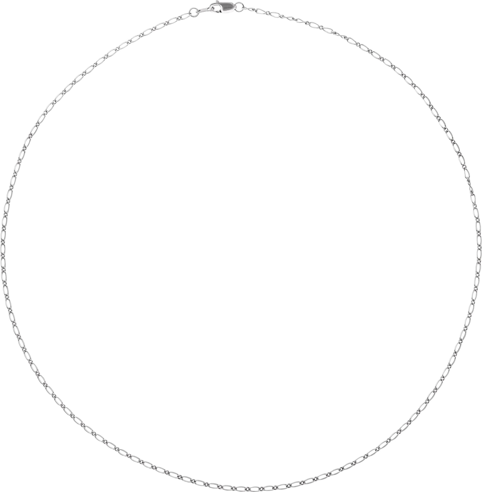 1.5 mm Figaro Chain, view 4