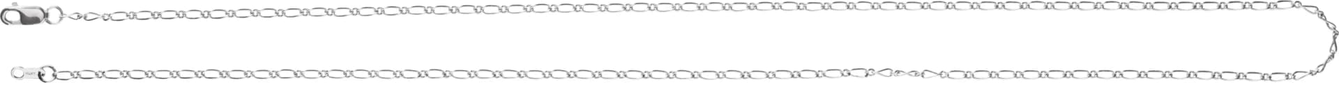 1.5 mm Figaro Chain, view 3