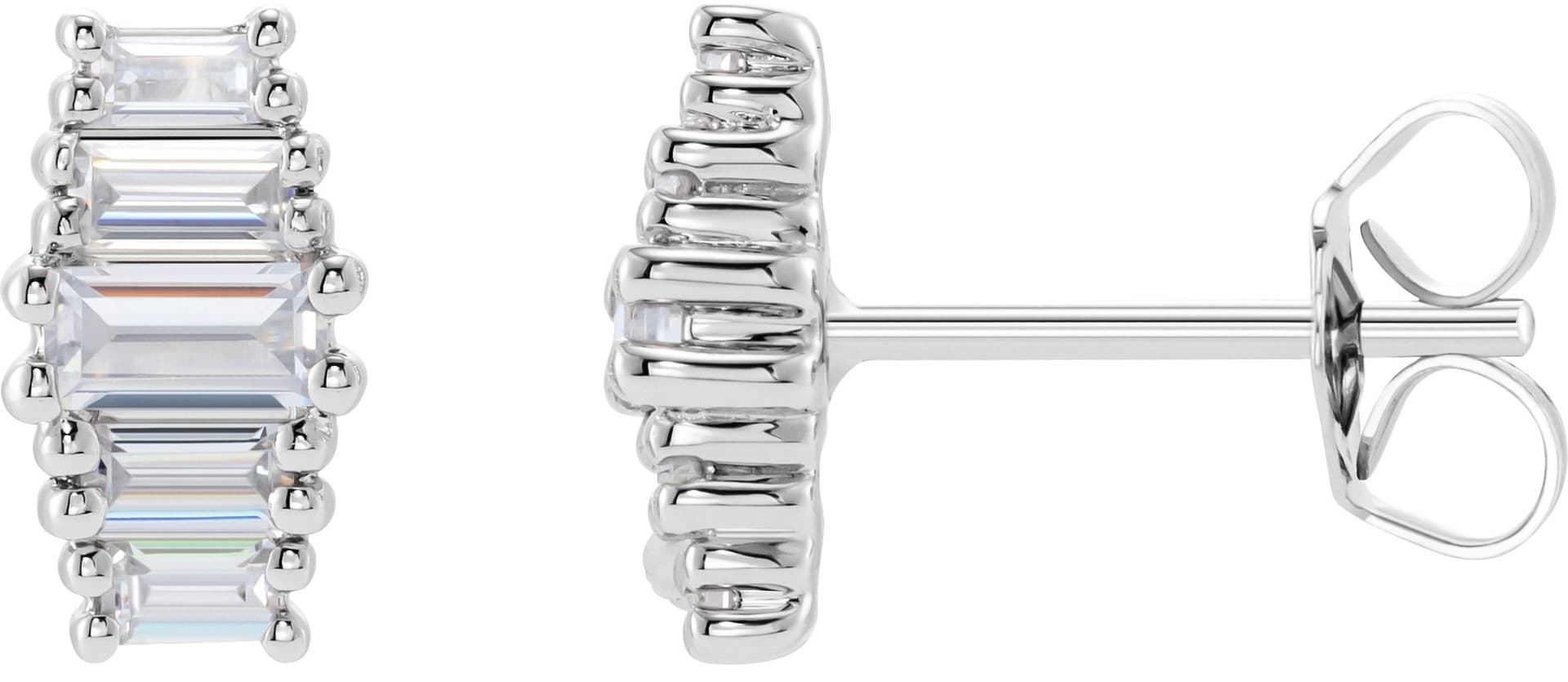 14K Rose 1 1/2 CTW Lab-Grown Diamond Earrings