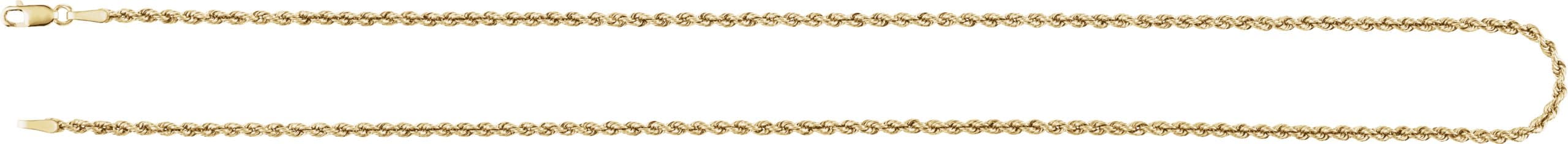 2 mm Hollow Rope Chain view 3