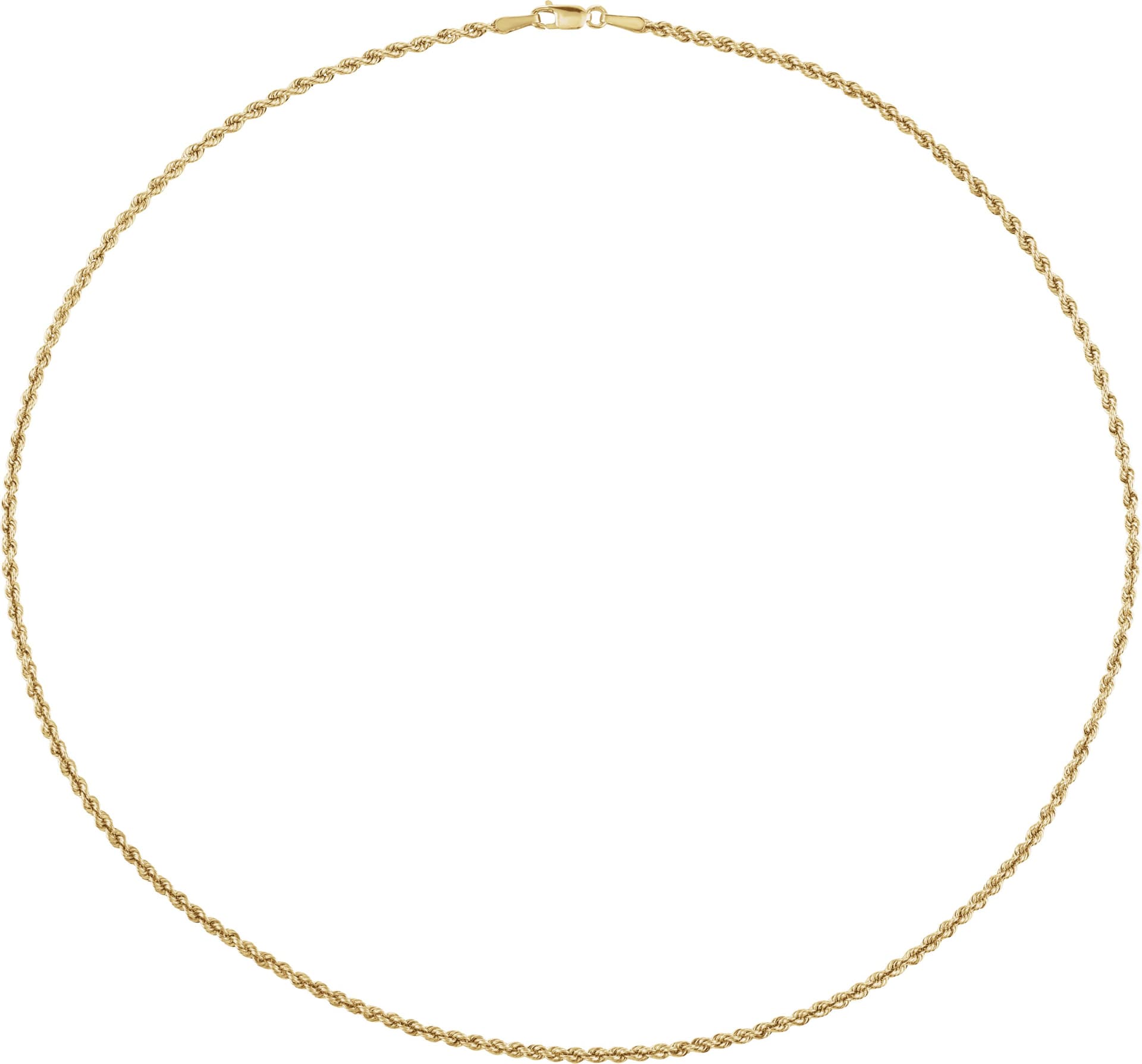 2 mm Hollow Rope Chain view 2