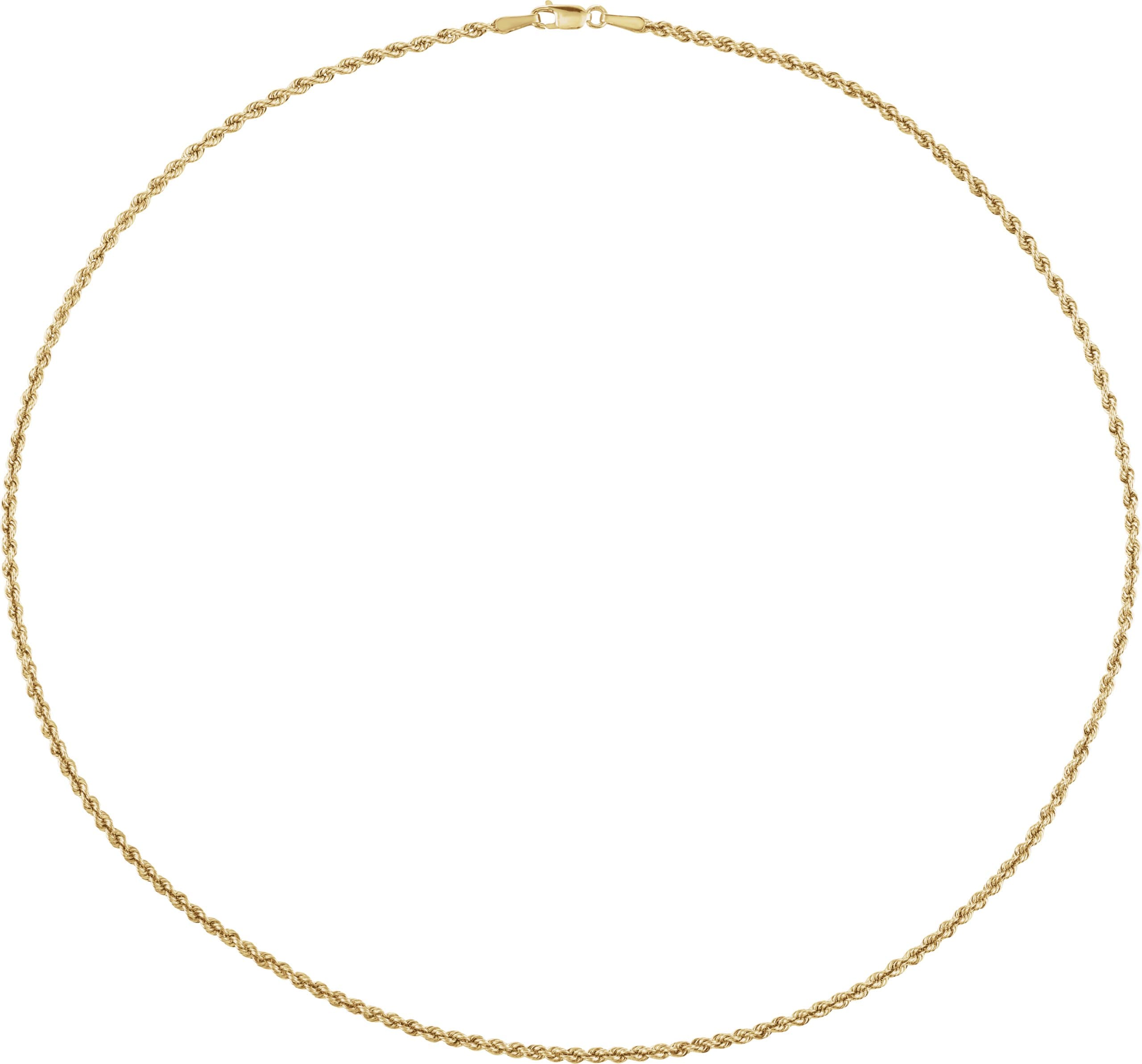 2 mm Hollow Rope Chain view 2