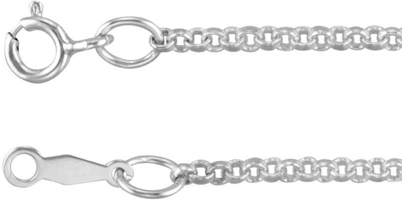2 mm Rolo Chain view 1