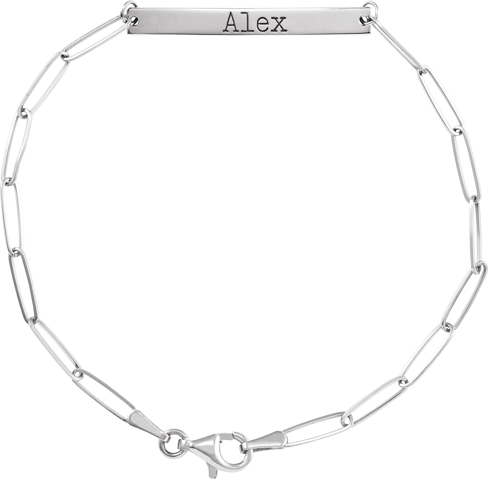 Engravable Bar Bracelet view 3