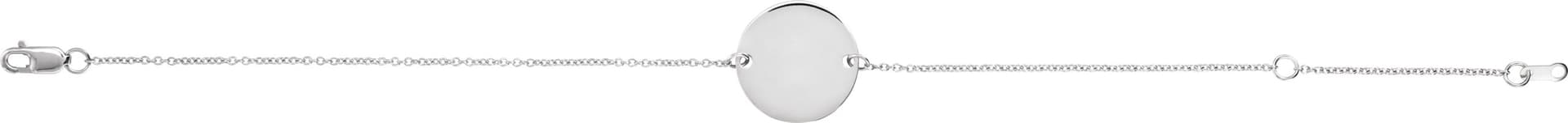 Engravable Adjustable Disc Bracelet view 2