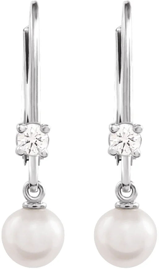 Pearl Earrings, view 3