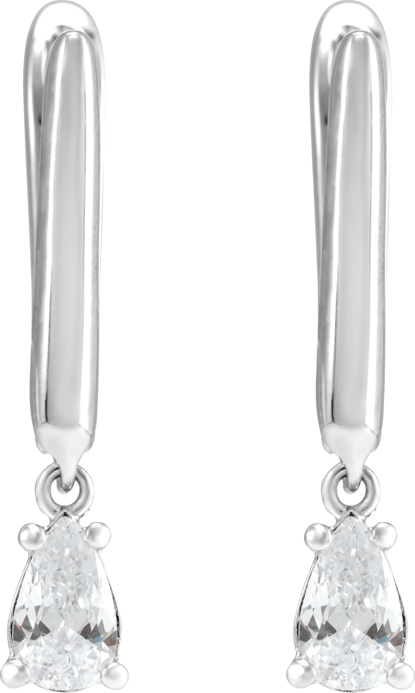 Lab-Grown Diamond Earrings, view 4