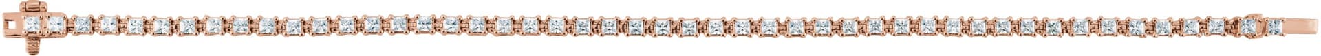 Lab-Grown Diamond Line Bracelet view 2