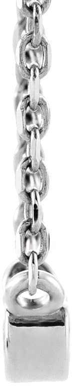 Bezel-Set Solitaire Necklace view 2