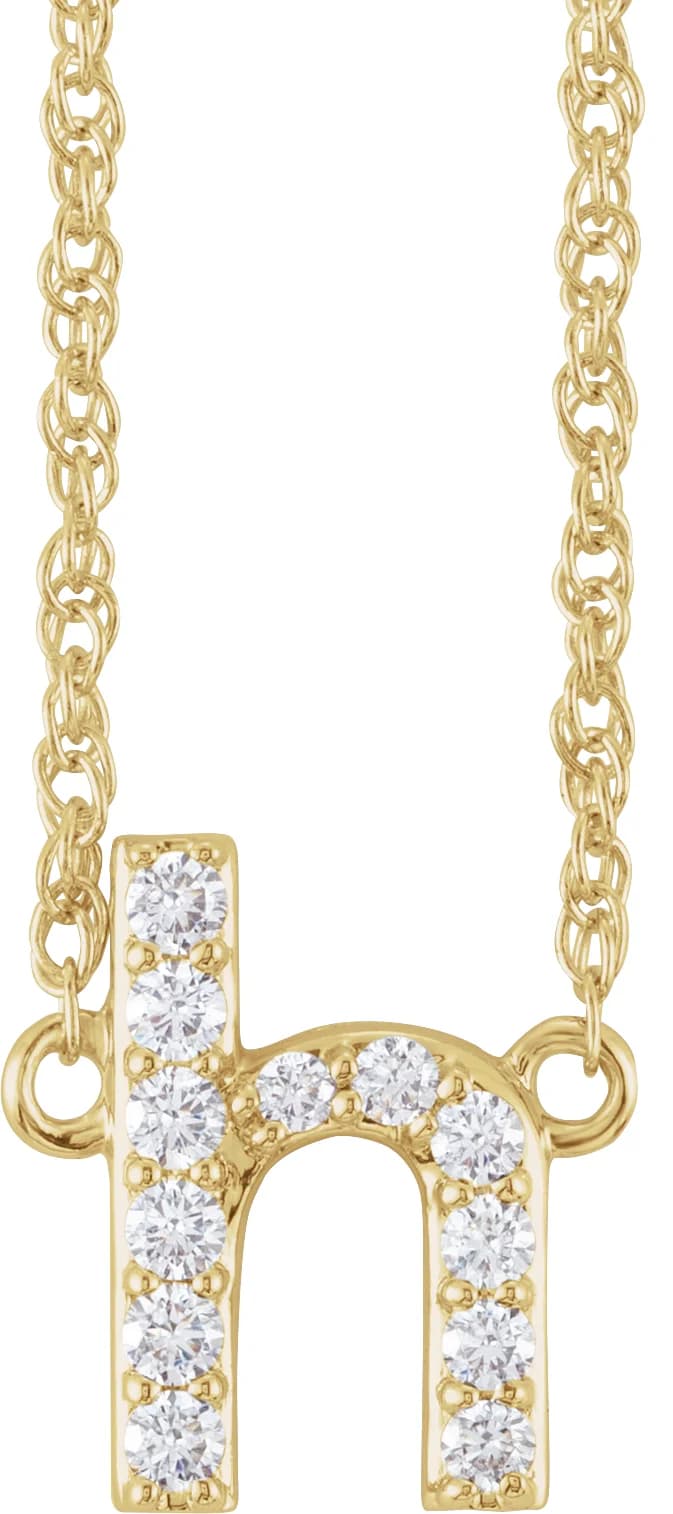Lowercase Initial Necklace