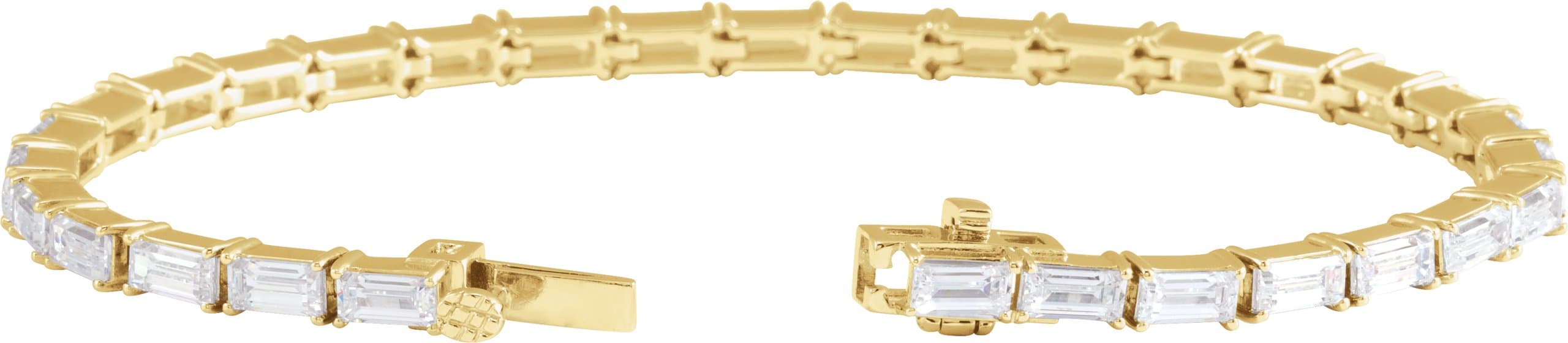 Lab-Grown Diamond Line Bracelet view 3