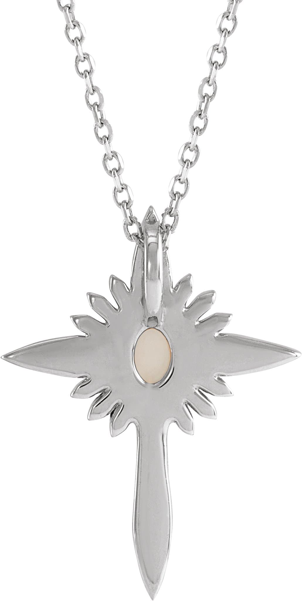 Accented Nativity Cross Necklace or Pendant view 3