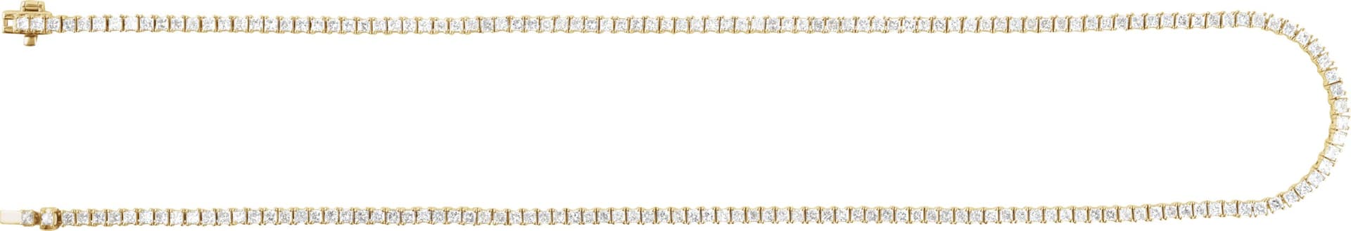 Lab-Grown Diamond Line Necklace view 2