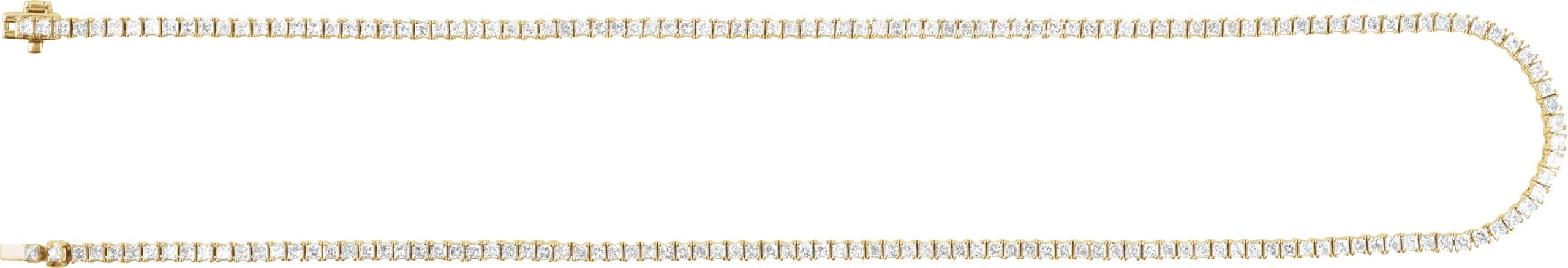 Lab-Grown Diamond Line Necklace view 2