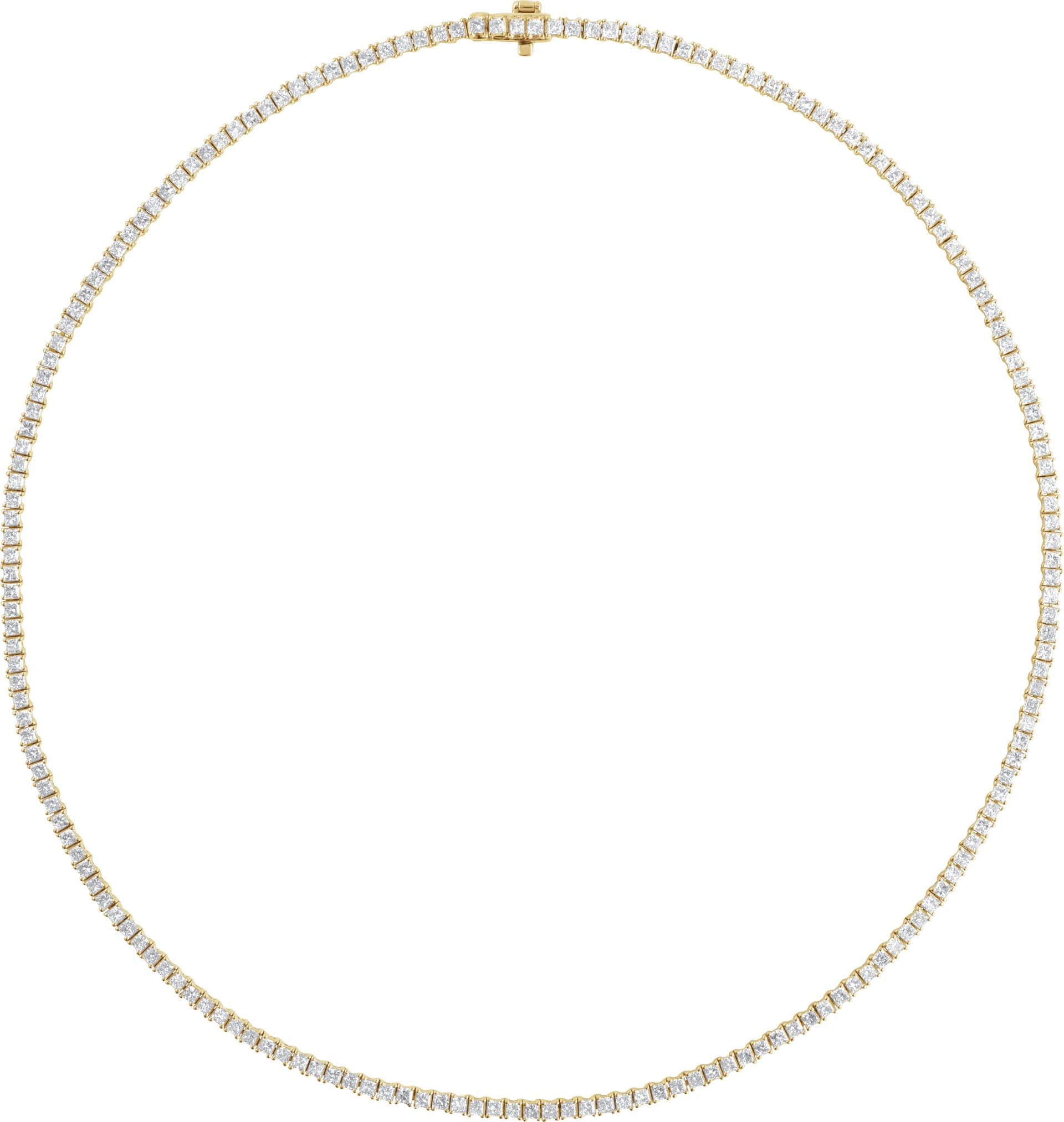 14K Rose 7 1/4 CTW Lab-Grown Diamond Line 16 Necklace