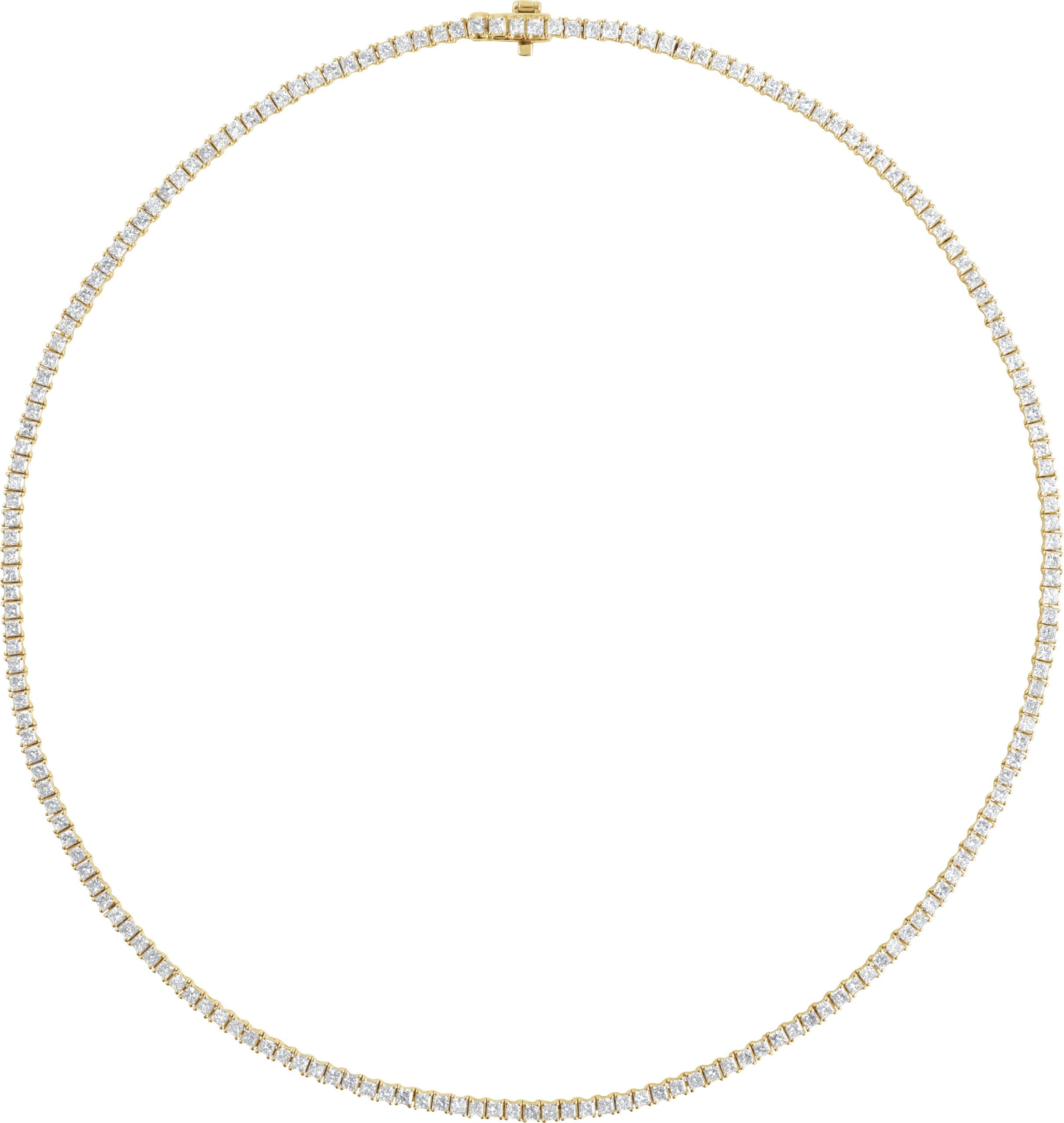 14K Rose 7 1/4 CTW Lab-Grown Diamond Line 16 Necklace