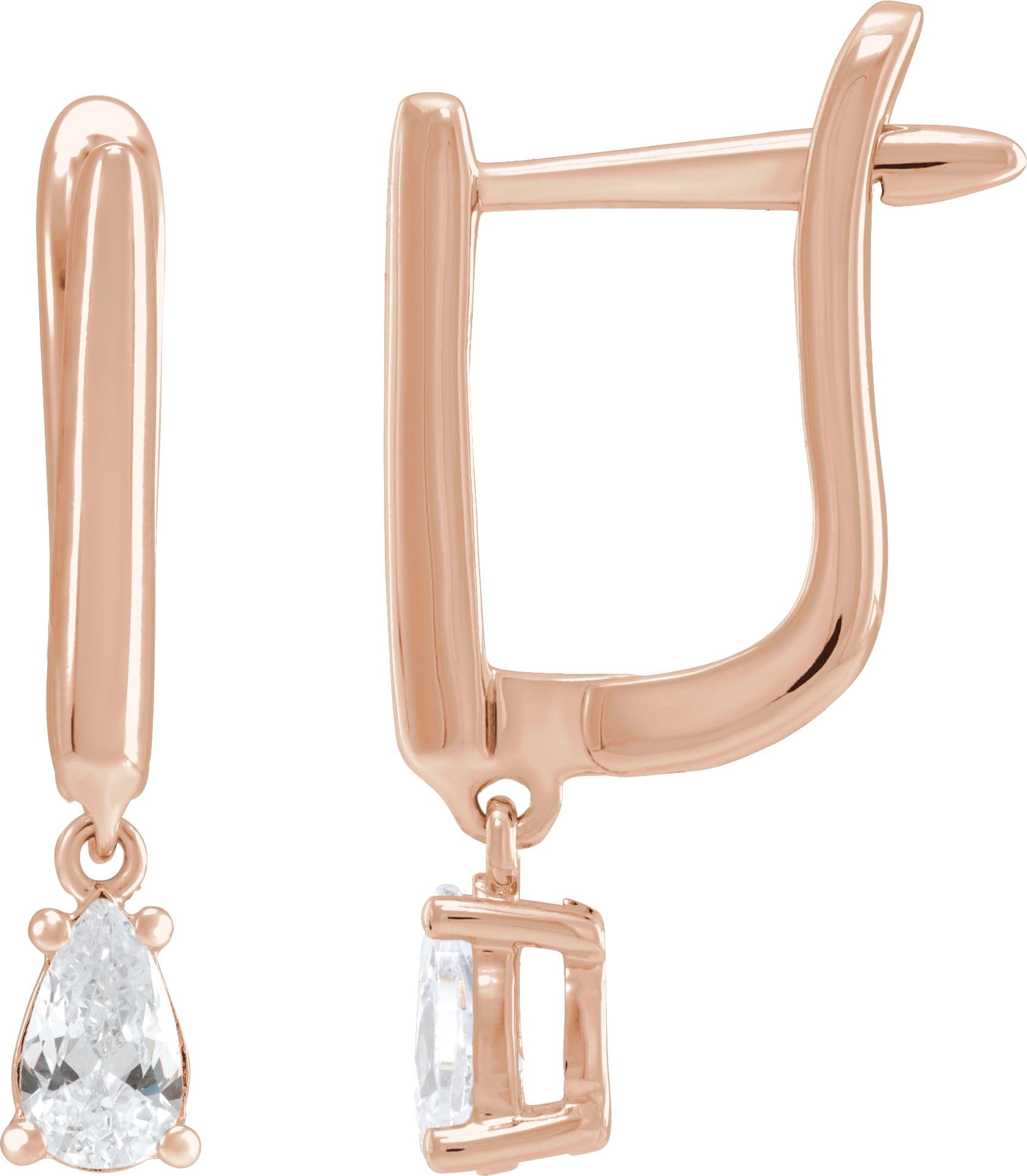 Lab-Grown Diamond Earrings view 2